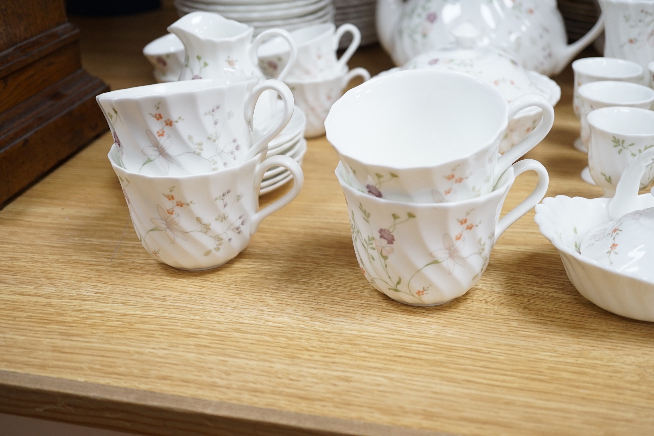 A Wedgwood Campion-pattern part breakfast service, and a Caprice Elizabethan teaset